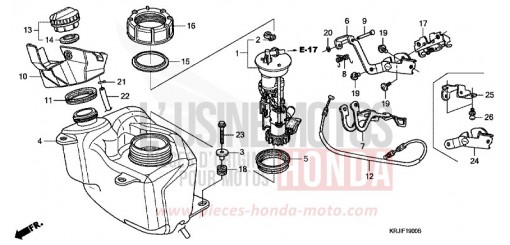 RESERVOIR A CARBURANT FES1257 de 2007
